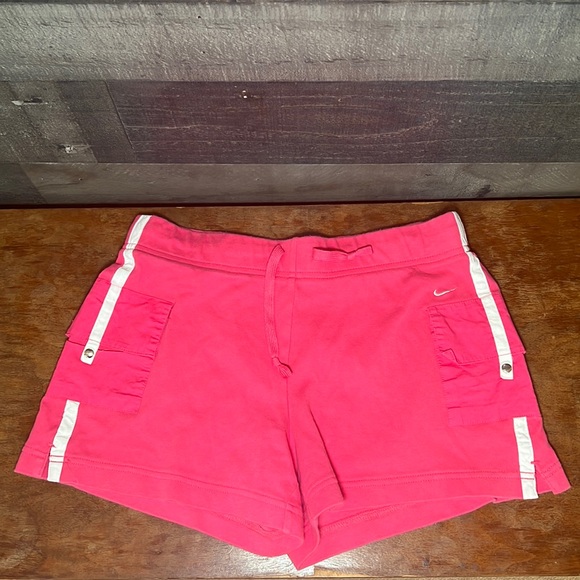 Pink With White Trim Nike Shorts - Picture 1 of 5